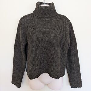 Olsen Knit Turtleneck Green Small